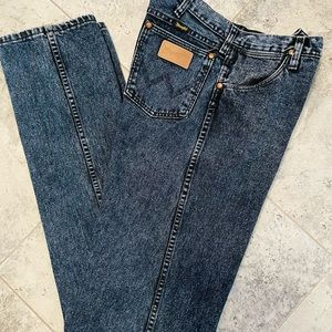 WRANGLER VINTAGE JEANS DARK BLUE WASH 34x38